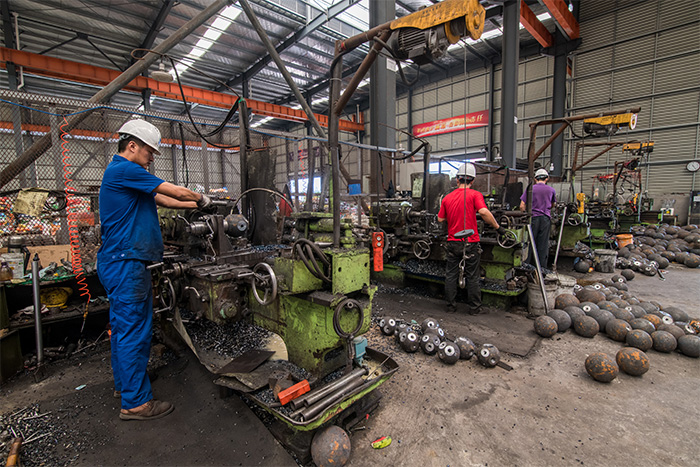 江都网架配件车间